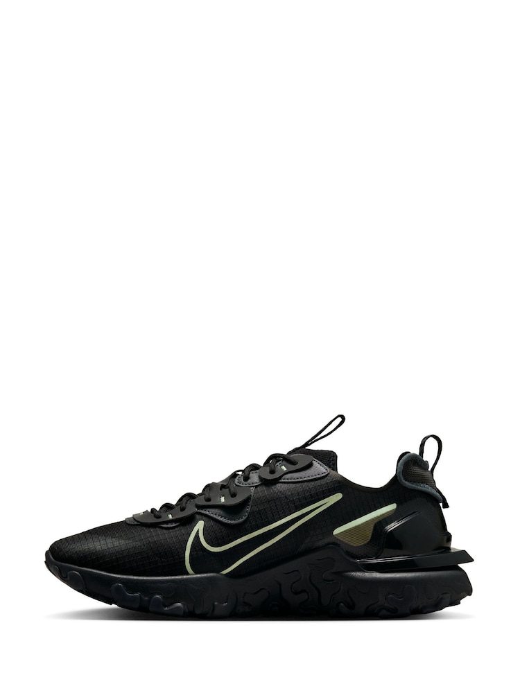 Nike Black/White React Vision Trainers - Image 2 of 8