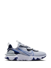 Nike Grey/White React Vision Trainers - Image 1 of 8