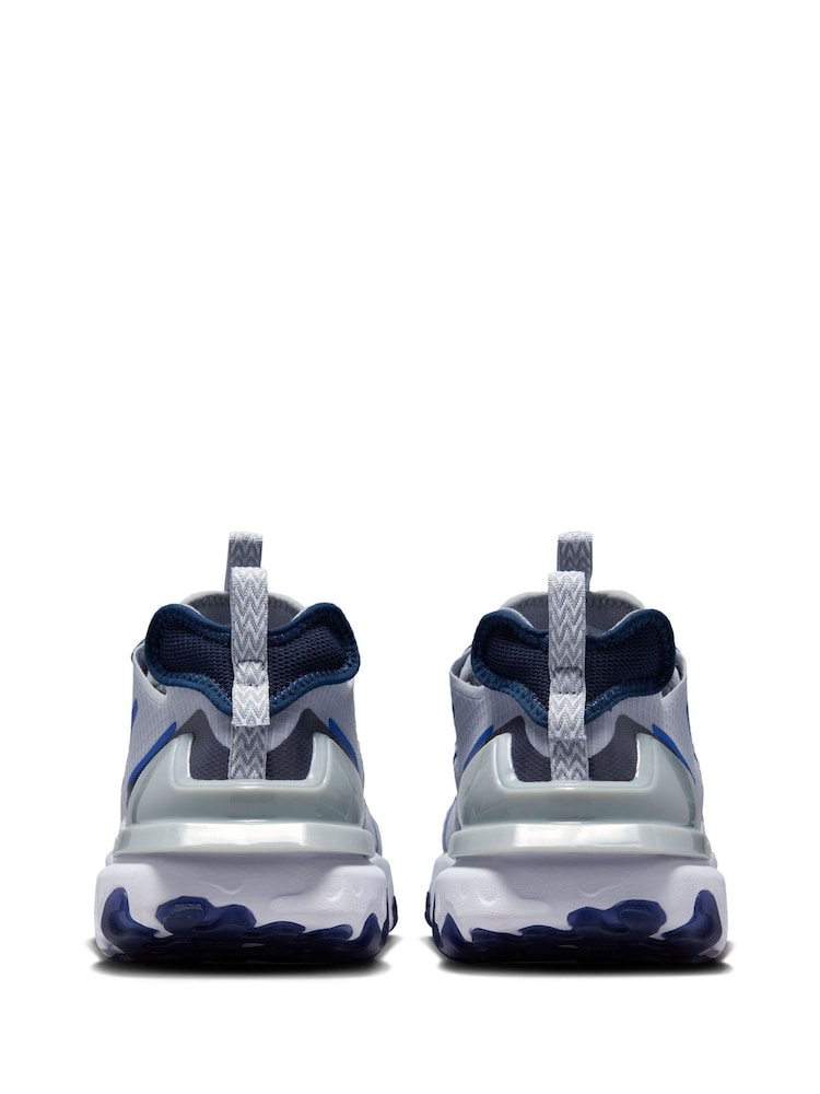 Gris/Blanc - Baskets Nike React Vision   - Image 4 of 8