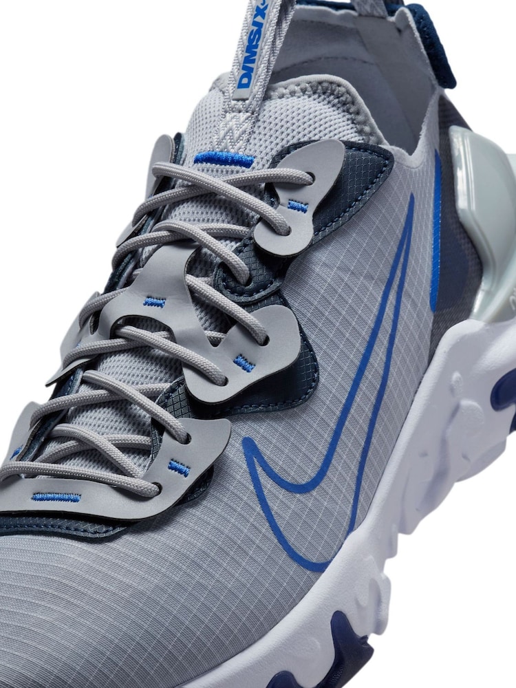 Gris/Blanc - Baskets Nike React Vision   - Image 7 of 8