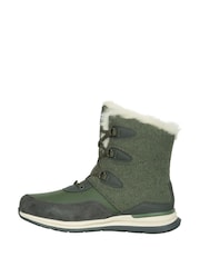 Mountain Warehouse Green Womens Ice Crystal Waterproof Snow Boots - Image 1 of 7