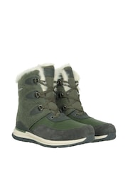 Mountain Warehouse Green Womens Ice Crystal Waterproof Snow Boots - Image 2 of 7