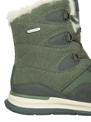 Mountain Warehouse Green Womens Ice Crystal Waterproof Snow Boots - Image 7 of 7