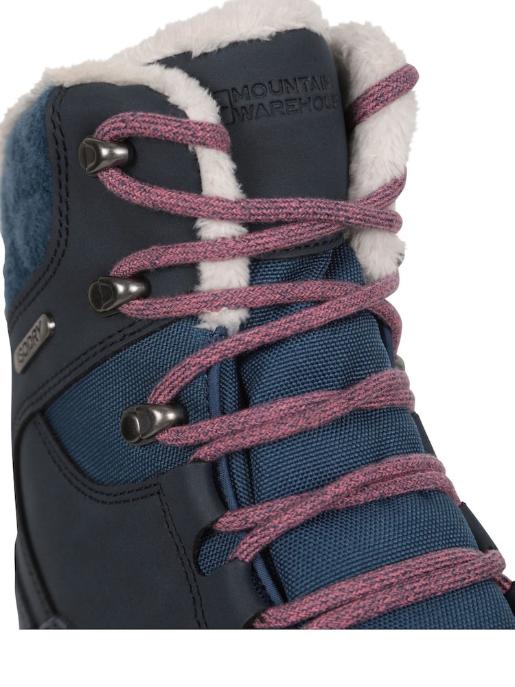 Mountain Warehouse Blue Tundra Womens Waterproof Snow Boots - Image 8 of 8