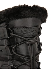 Mountain Warehouse Black Whistler Womens Sherpa Lined Adaptive Snow Boots - Image 6 of 8