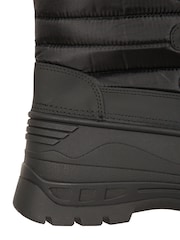 Mountain Warehouse Black Whistler Womens Sherpa Lined Adaptive Snow Boots - Image 7 of 8