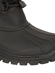 Mountain Warehouse Black Whistler Womens Sherpa Lined Adaptive Snow Boots - Image 8 of 8