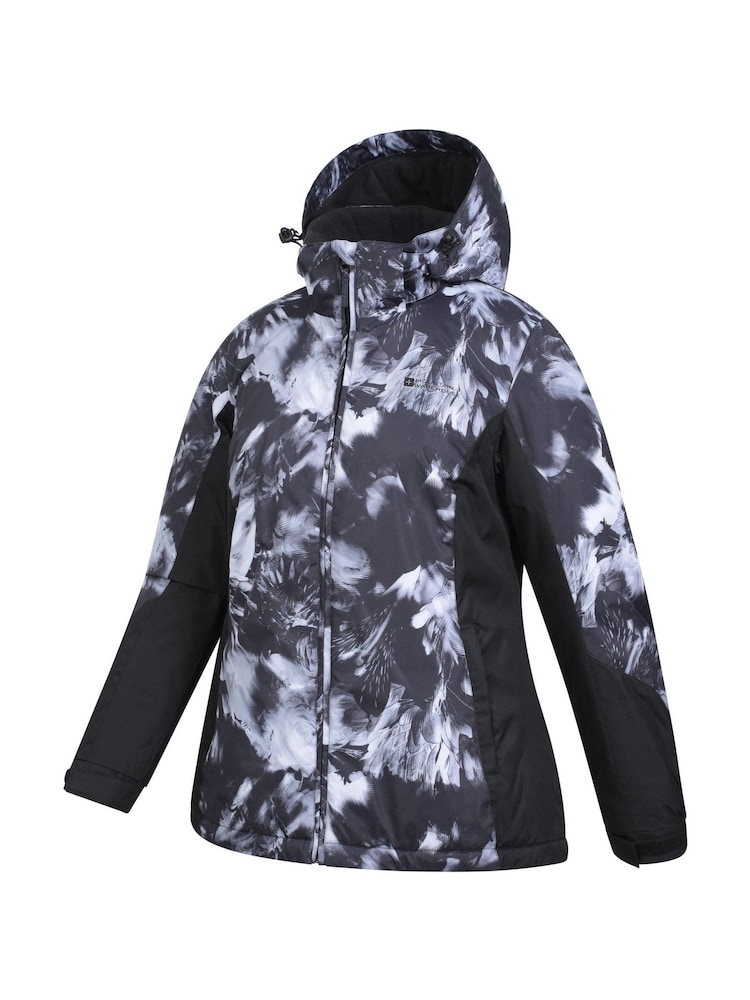 Mountain Warehouse Black Printed Womens Snow Ski Jacket And Trousers Set - Image 5 of 12