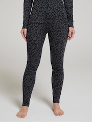 Mountain Warehouse Grey Womens Talus Printed Thermal Joggers - Image 1 of 4