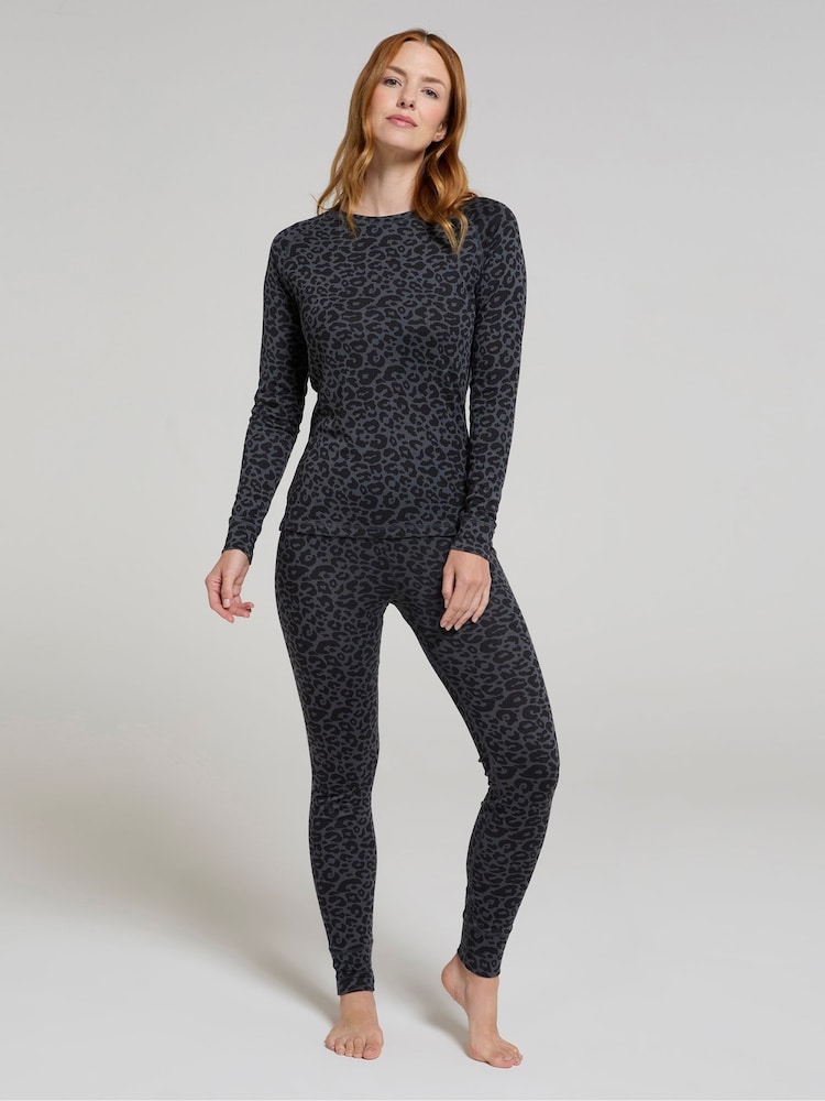 Mountain Warehouse Grey Womens Talus Printed Thermal Joggers - Image 2 of 4