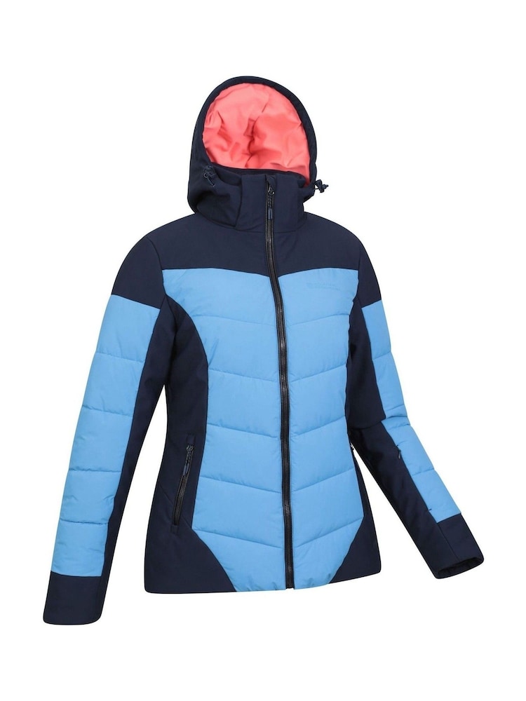 Mountain Warehouse Blue Womens Resort Recco Padded Ski Jacket - Image 3 of 8