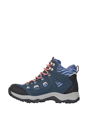 Mountain Warehouse Blue Adventurer Womens Printed Waterproof Boots - Image 2 of 8
