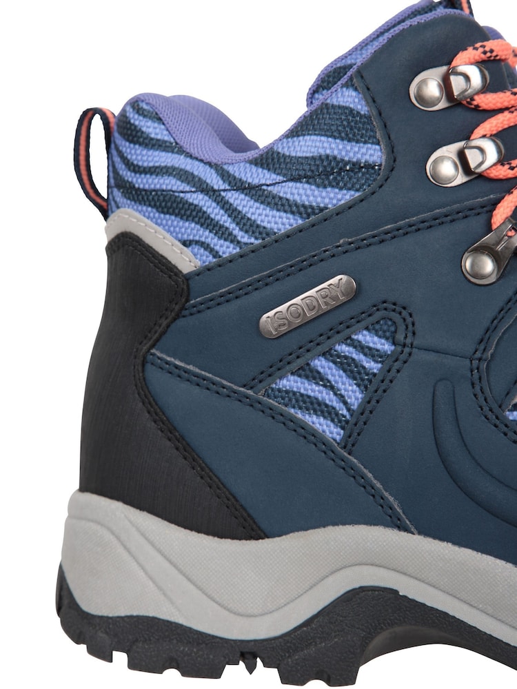Mountain Warehouse Blue Adventurer Womens Printed Waterproof Boots - Image 7 of 8