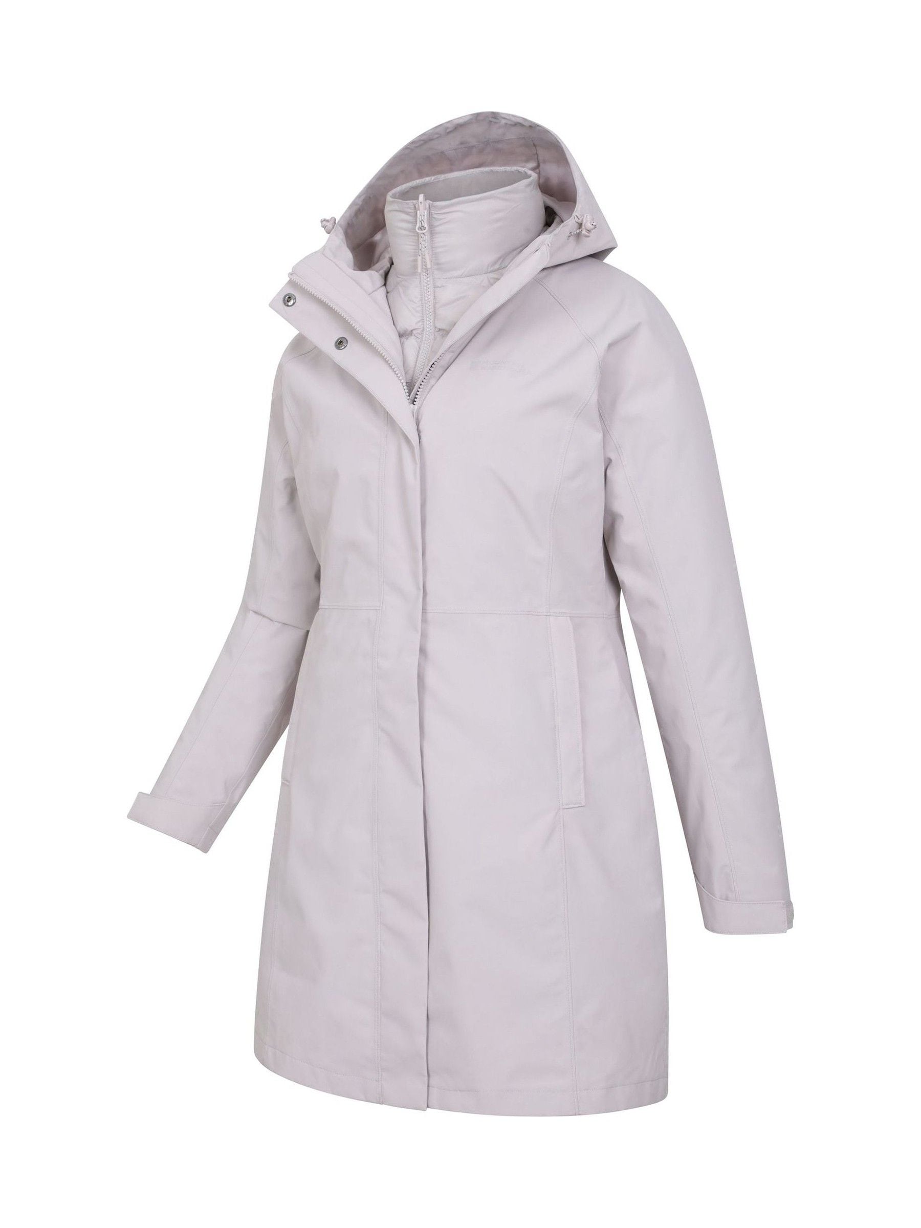 Buy Mountain Warehouse Cream Womens Alaskan 3-In-1 Waterproof Long