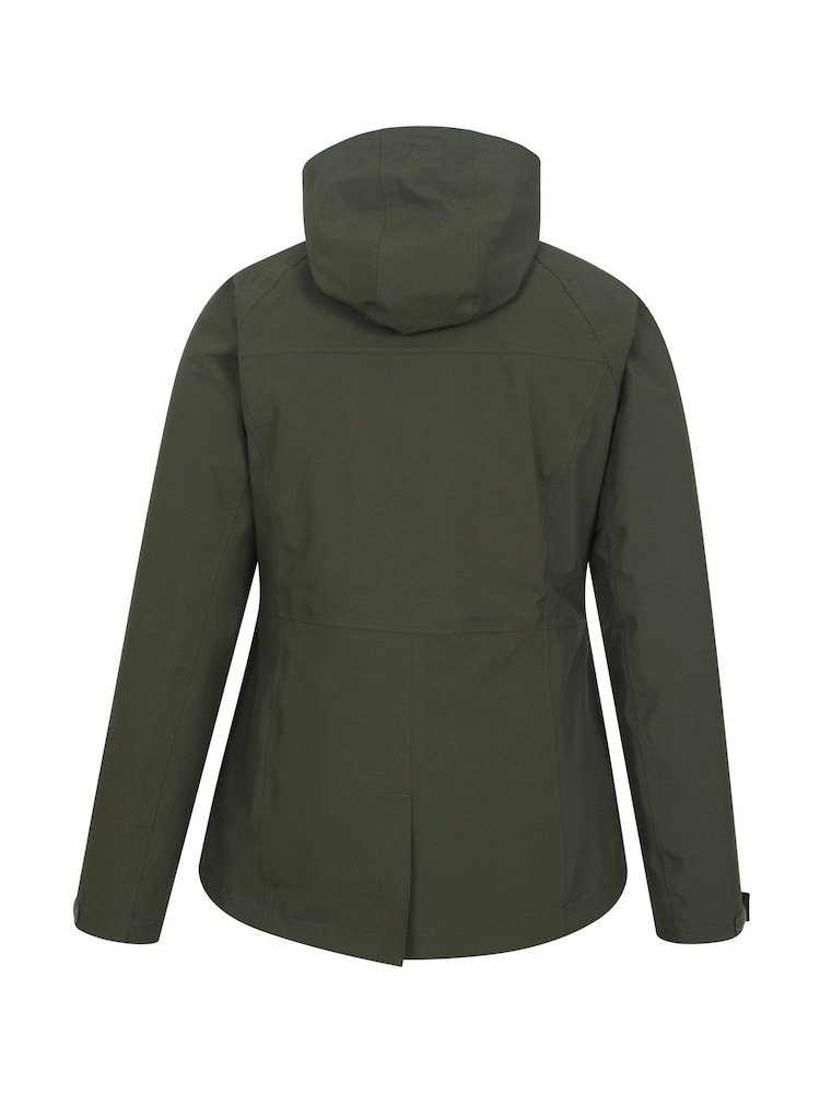 Mountain Warehouse Green Alaskan Womens 3-in-1 Waterproof Jacket - Image 3 of 7
