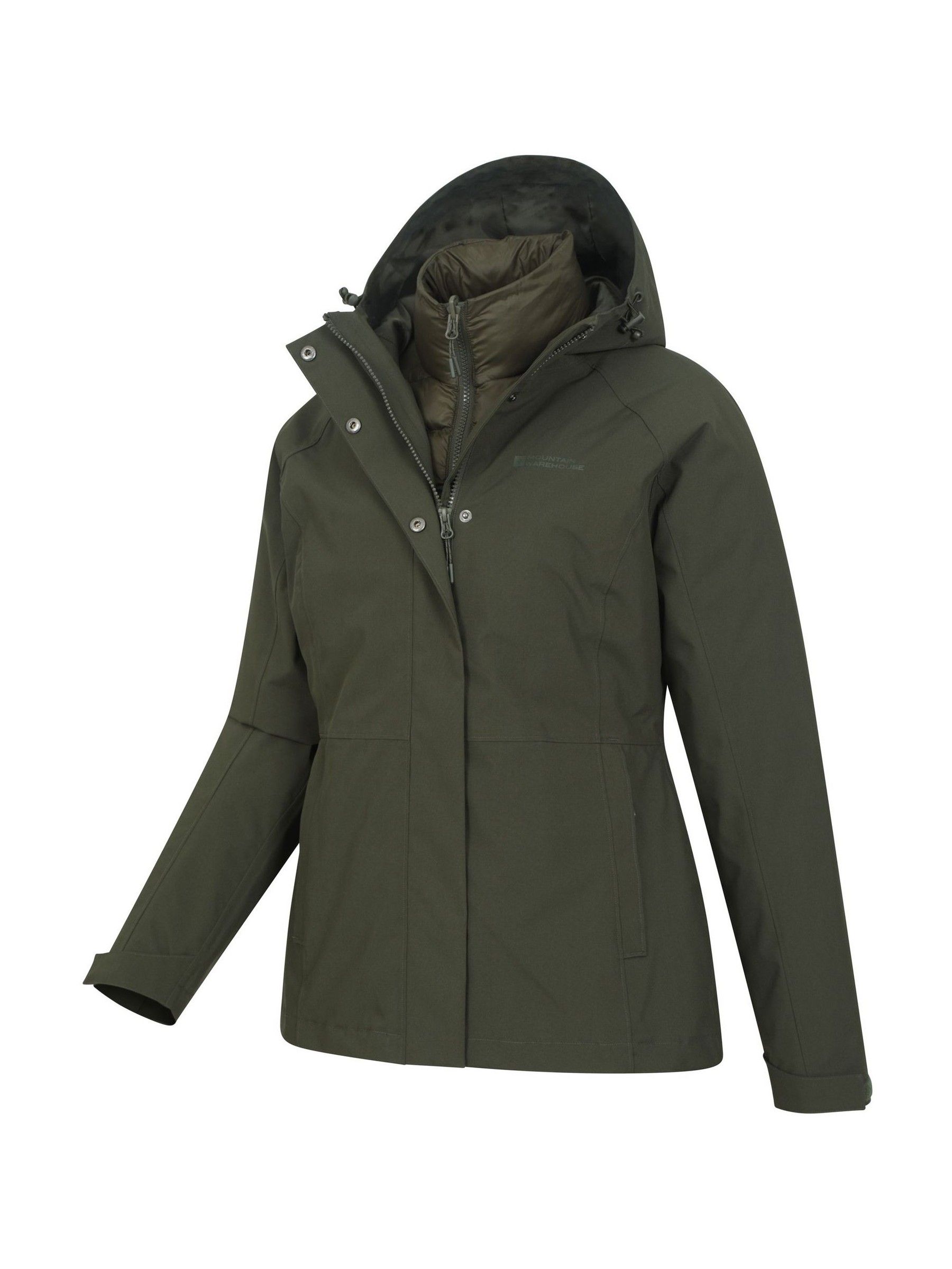 Buy Mountain Warehouse Green Alaskan Womens 3-in-1 Waterproof