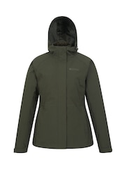 Зеленый - Mountain Warehouse Alaskan Womens 3-in-1 Водонепроницаемая куртка - Изображение 5 из 7