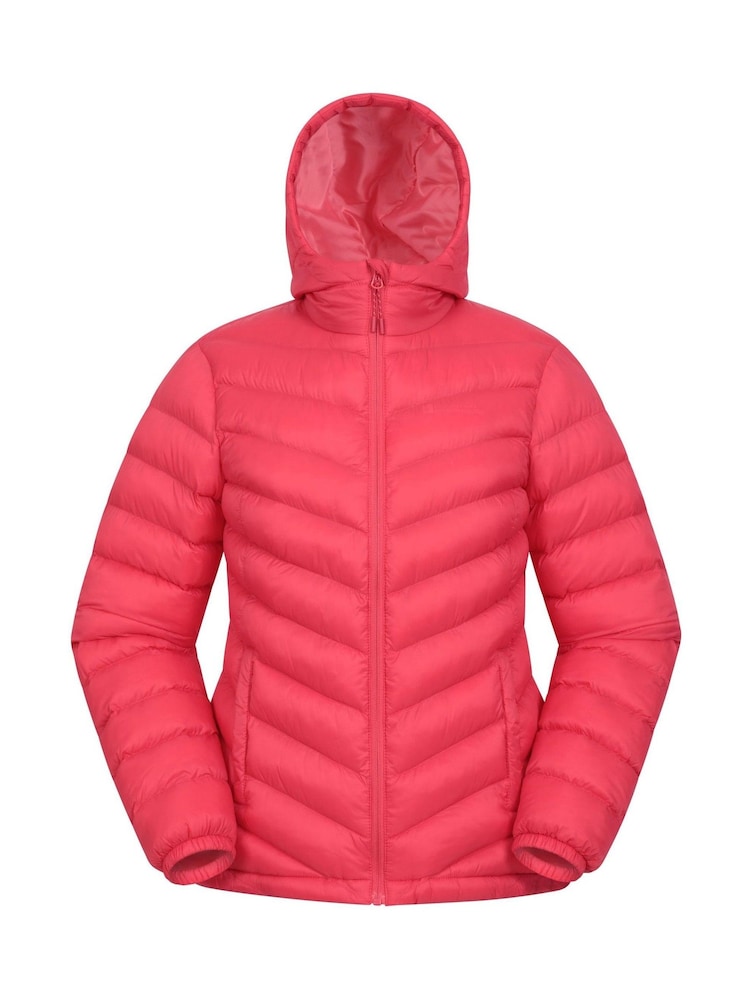 Mountain Warehouse Dark Pink Seasons Womens Water Resistant Padded Jacket - Image 1 of 5