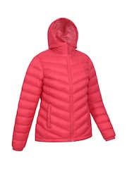 Mountain Warehouse Dark Pink Seasons Womens Water Resistant Padded Jacket - Image 3 of 5