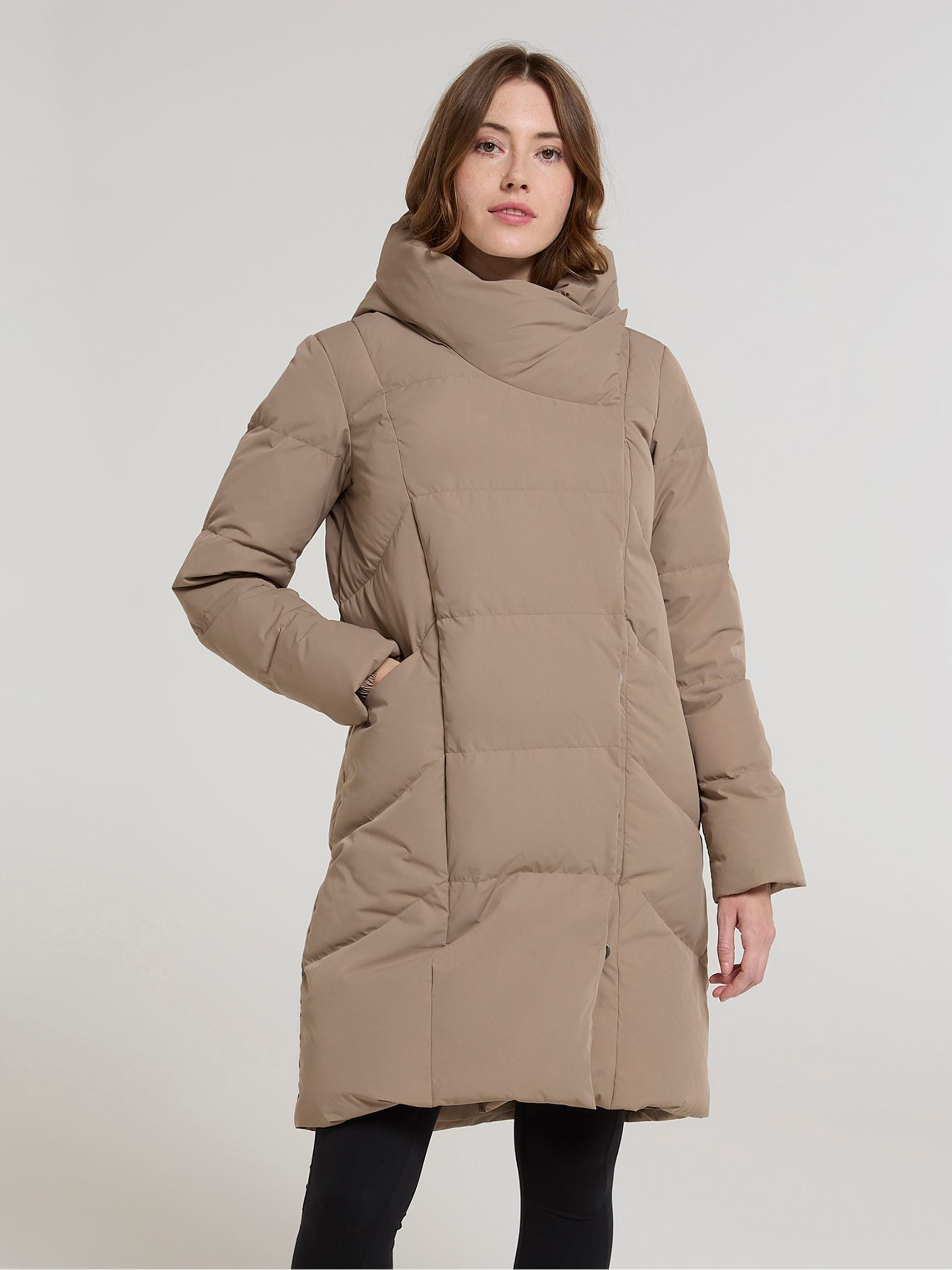 ブランド通販サイト Warehouse Mountain Buy Brown Extreme II Wrap Cosy Womens ジャケット・アウター