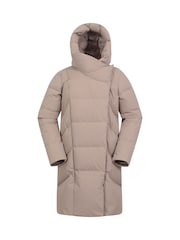 Коричневый - Женский непромокаемый пуховик Mountain Warehouse - Изображение 5 из 11