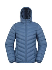 Mountain Warehouse Dark Blue Seasons Womens Water-Resistant Padded Jacket - Image 1 of 5