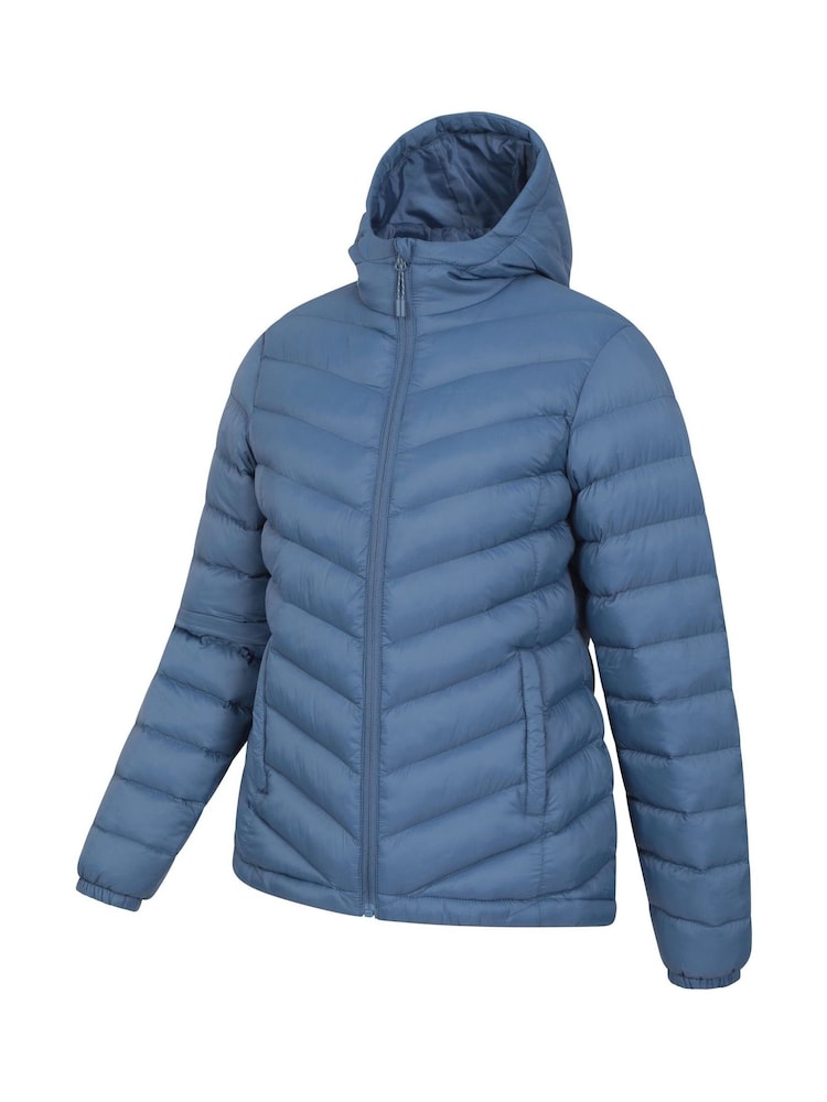 Mountain Warehouse Dark Blue Seasons Womens Water-Resistant Padded Jacket - Image 4 of 5