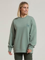 Mountain Warehouse Green Circle Mountain Graphic Sweatshirt - Image 1 of 4