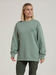 Mountain Warehouse Green Circle Mountain Graphic Sweatshirt - Image 4 of 4