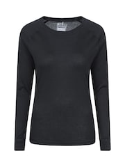 Mountain Warehouse Black Talus Womens Round Neck Thermal Top - Image 1 of 5