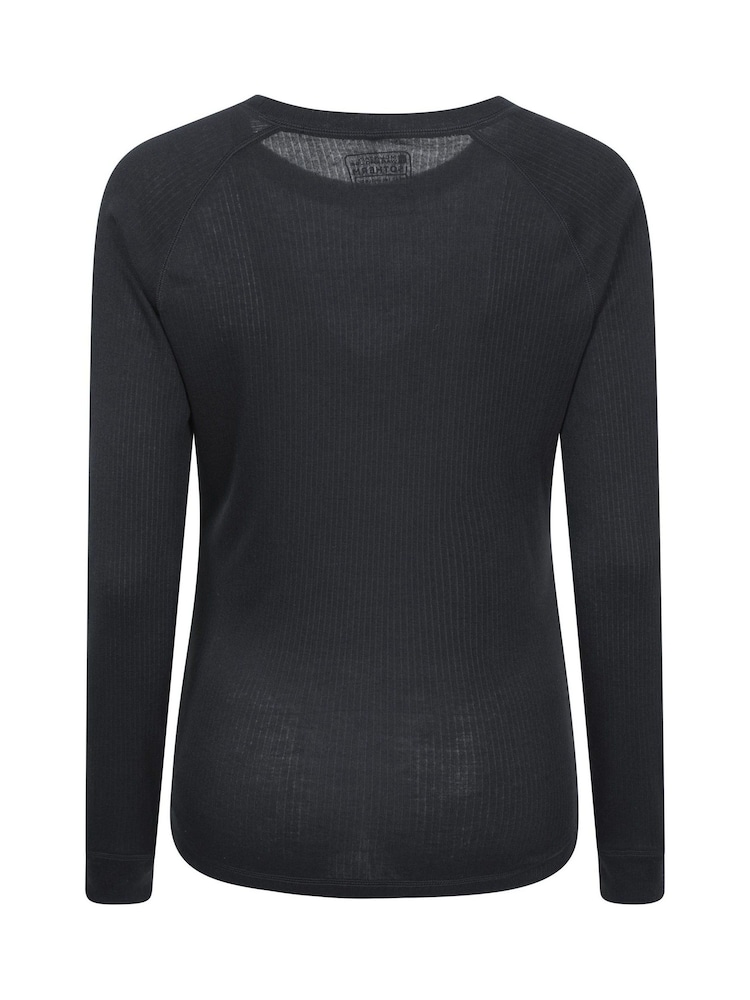 Mountain Warehouse Black Talus Womens Round Neck Thermal Top - Image 2 of 5