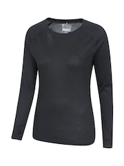 Mountain Warehouse Black Talus Womens Round Neck Thermal Top - Image 4 of 5