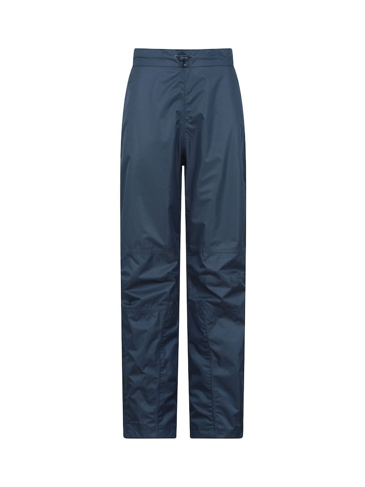 Blue - Mountain Warehouse Spray Womens Waterproof Trousers - Image 1 of 7