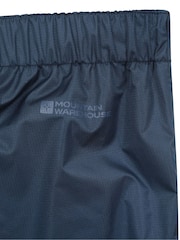 Blue - Mountain Warehouse Spray Womens Waterproof Trousers - Image 7 of 7