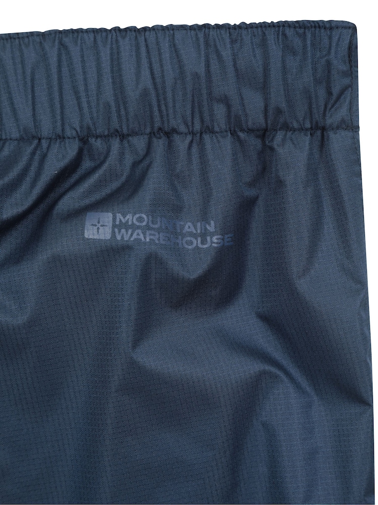 Blue - Mountain Warehouse Spray Womens Waterproof Trousers - Image 7 of 7