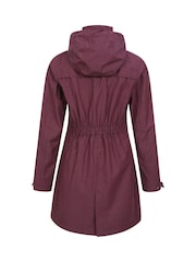 Mountain Warehouse Purple Womens Cloud Burst II Textured Waterproof Jacket - Image 3 of 5