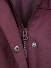 Mountain Warehouse Purple Womens Cloud Burst II Textured Waterproof Jacket - Image 5 of 5