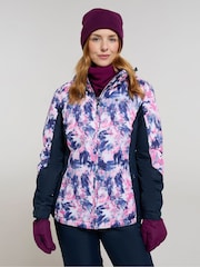 Mountain Warehouse Dawn II Womens Printed Fleece Lined Snow Ski Jacket - Imaginea 1 din 10