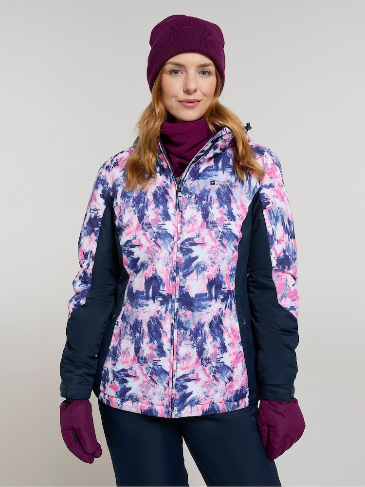 Mountain Warehouse Dawn II Womens Printed Fleece Lined Snow Ski Jacket - Imaginea 1 din 10