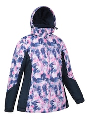 Mountain Warehouse Dawn II Womens Printed Fleece Lined Snow Ski Jacket - Imaginea 6 din 10