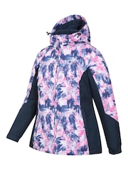 Mountain Warehouse Dawn II Womens Printed Fleece Lined Snow Ski Jacket - Imaginea 8 din 10