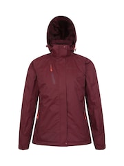 Пурпурный - Mountain Warehouse Bracken Extreme Womens 3-in-1 Водонепроницаемая куртка - Изображение 5 из 7