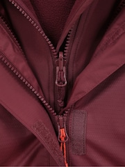 Пурпурный - Mountain Warehouse Bracken Extreme Womens 3-in-1 Водонепроницаемая куртка - Изображение 7 из 7