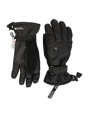 Mountain Warehouse Black Womens Extreme Waterproof Ski Gloves - Image 1 of 6