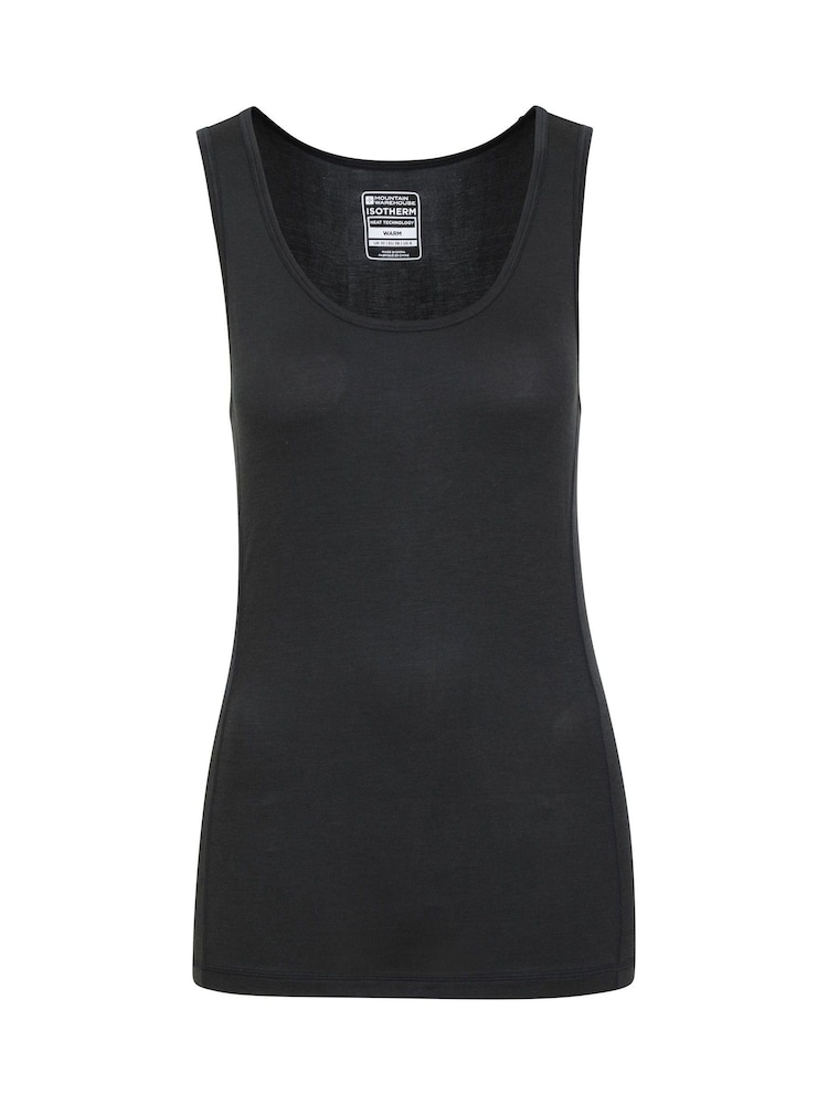 Mountain Warehouse Black Keep The Heat Womens IsoTherm Thermal Vest Top - Image 1 of 4