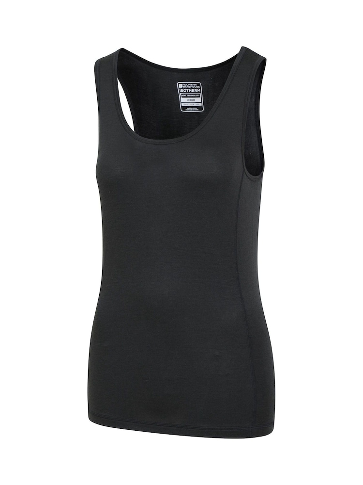 Mountain Warehouse Black Keep The Heat Womens IsoTherm Thermal Vest Top - Image 3 of 4