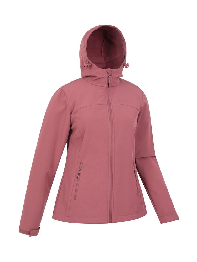 Rosa - Chaqueta softshell resistente al agua para mujer Exodus de Mountain Warehouse - Imagen 2 de 5 Rosa - Chaqueta softshell resistente al agua para mujer Exodus de Mountain Warehouse - Imagen 2 de 5