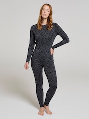 Mountain Warehouse Grey Talus Printed Womens Thermal Top - Image 2 of 4