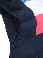 Mountain Warehouse Blue Cascade Womens Water Resistant Padded Ski Jacket - Image 10 of 12
