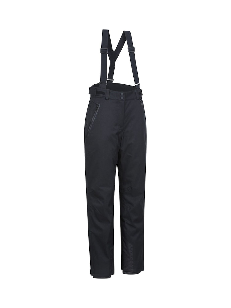 Mountain Warehouse Black Chalet Extreme Waterproof Womens Ski Trousers - Image 3 of 8
